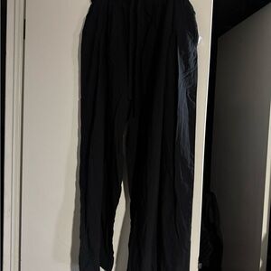 Elegant Black Wide Leg Women's Pants